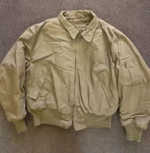 Vintage 80s Military Cold Weather Bomber Jacket Large - Bild 1 von 8