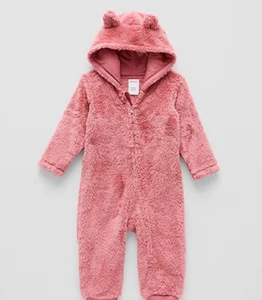 Okie Dokie Sherpa Baby Girls Long Sleeve Jumpsuit 9M- brand New Sealed - Picture 1 of 2