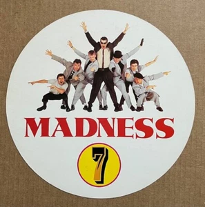 Madness - 7 SELTENE Vintage Promo doppelseitige 12" runde Poster flach '81 - Bild 1 von 2
