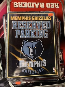 Memphis Grizzlies Reserved Parking Sign - Picture 1 of 1