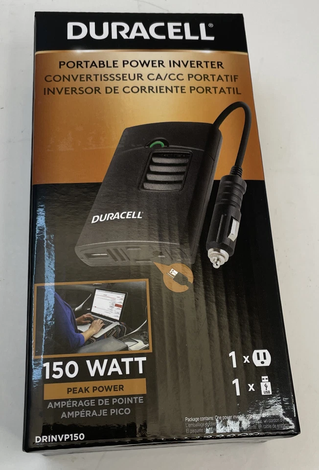 Duracell 150 Watt Portable Power Inverter - Image 1 of 4