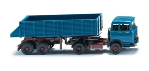 HO Scale Vehicles - 067709 - Rear tipper semi-truck (MB) azure blue - Picture 1 of 1