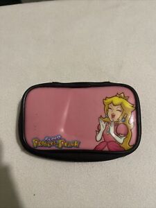 Official Nintendo DS Lite Super Princess Peach Case Rare Pink