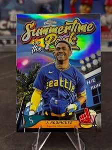 2024 Topps Chrome - Summertime in the Park Julio Rodriguez #SITP-7 - Picture 1 of 2