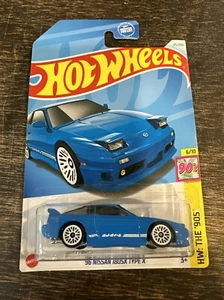 Hot Wheels '96 Nissan 180SX Type X Blue 211/250 HW The '90s - Picture 1 of 5