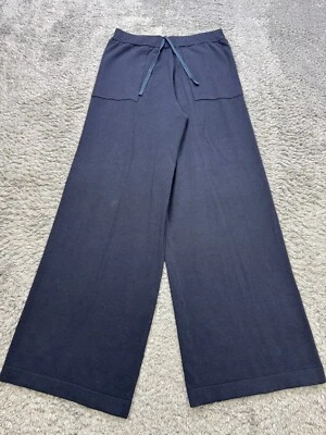 Humanoid Pants Womens Medium Black High Rise Flare Ultra Wide Leg Lounge Relaxed - Image 1 of 4