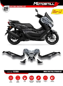 KIT CALCOMANÍAS ADHESIVAS GRÁFICAS YAMAHA NMAX 125cc-155cc (2021-2022) - Imagen 1 de 3