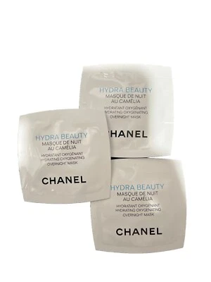 CHANEL HYDRA BEAUTY MASQUE DE NUIT AU CAMELIA - Sample X 3 - Image 1 of 2