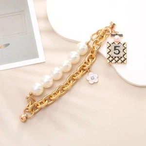 Pearl Phone Pendant Gold/Silver Mobile Phone Lanyard Cute Phone Charms  Phone - Photo 1 sur 8