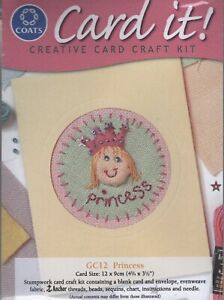 Mäntel - Card It - Creative Card Bastelset - Prinzessin GC12 Stumpwork