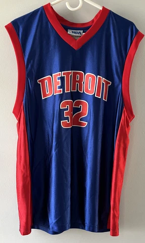 Detroit Pistons Vintage Jersey Richard RIP Hamilton NBA  Basketball Medium Cover