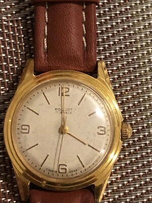 POLJOT RUSO CHAPADO EN ORO VINTAGE PARA HOMBRE Foto 1 de 4