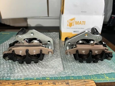 Left/Right 2ea Front Brake Calipers&Pads  Kawasaki Super Sherpa KL250G 2000-2010 - Image 1 of 4