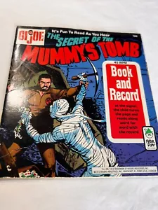 G.I. JOE, SECRET OF THE MUMMY'S TOMB BOOK AND RECORD, PETER PAN, 1973 - Picture 1 of 5