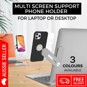 Mobile Phone Mount for Laptop Desktop Adjustable High Quality 3 Colours - Picture 1 of 12