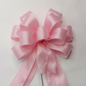 Lazo de satén rosa claro, talla pequeña - Imagen 1 de 2