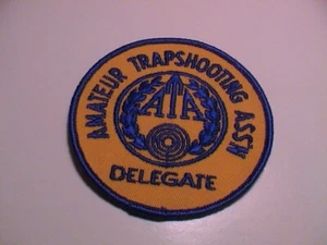 ATA AMATEUR TRAPSHOOTING ASSOCIATION DELEGATE BIRD CLAY TRAP GUN HUNTING PATCH - Picture 1 of 1