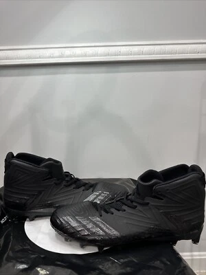 Adidas Freak X Carbon Mid Black Football Cleats BW0866 Mens Size 18 New - Image 1 of 4