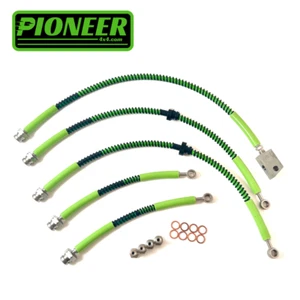 Líneas de freno trenzadas Pioneer 4x4 para ISUZU Trooper gasolina 2,6 L 1988-1992 UBS17 - Imagen 1 de 1