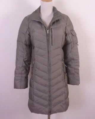 Usado en Excelente Condición Eddie Bauer Gris Sólido/Topo Para Mujer Plumón Abrigo Chaqueta Parka Talla X Foto 1 de 4