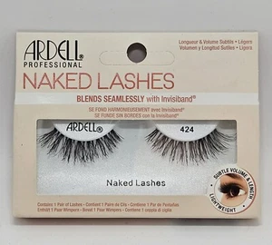 ARDELL PROFESSIONAL NAKED LASHES #424 Blends Seamlessly With Invisiband - Picture 1 of 2