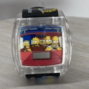 Vintage The Simpsons Talking Watch Are We There Yet Bart Homer - Bild 1 von 4