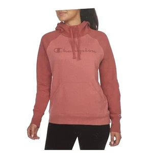 NWT Champion Women's Powerblend Fleece Pullover Hoodie Sandlewood Sz M $80 4D022 - Picture 1 of 3