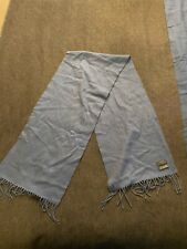 N.PEAL UNISEX WOVEN CASHMERE SCARF BLUE 