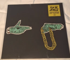 Run The Jewels - HHV Exclusive BLUE / AQUA SWIRL Vinyl - New & Sealed - Picture 1 of 3