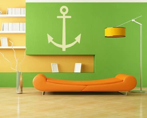 Letrero de envío de anclaje calcomanía de pared vinilo pegatina extraíble gráfico náutico mar - Imagen 1 de 2