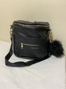 Fawn Design Vegan Small Backpack, Shoulder Bag, Diaper Bag, Black - Picture 1 of 10