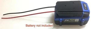 X battery adapter for KOBALT 24V li-ion dock power connector robotics 12/10gauge - Picture 1 of 7