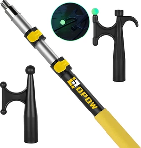 Telescoping Boat Pole with 2 Pcs Hooks, Telescopic Boating Pole with Rust-Resist - Picture 1 of 12