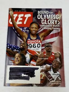 Jet Magazine Aug11 2008 Olympics Beijing Games Candace Parker Allyson Felix Wade - Picture 1 of 1