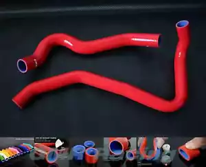 Red Upper&Lower Radiator Silicone Hose Fit 1994-2001 Dodge Ram 1500 5.2/ 5.9L V8 - Bild 1 von 3