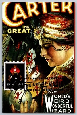 #5301-05 Art of Magic Set of Five FDC Maxi Cards - Image 1 of 4