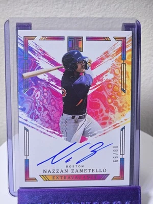 2024 Impeccable Baseball Extravagance Auto Nazzan Zanetello /99 - Image 1 of 2