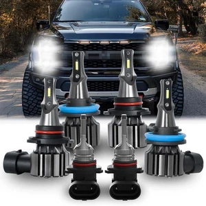 Faro delantero LED haz alto/bajo + bombilla antiniebla para Ford F 150 2015-2023 - Imagen 1 de 14