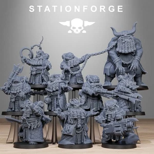 Corrupted Guard Dwarves, Chaos Division, x 10, Stationforge - Picture 1 of 12