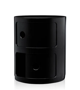 Genuine Kartell Componibili Classic by Anna Castelle Ferrieri No. 4966 in Black - Picture 1 of 5