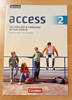 access 2 Vocabulary & Language Action Sheet, Cornelsen Verlag - Bild 1 von 3