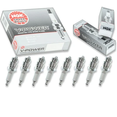 8 pcs NGK V-Power Spark Plugs for 1955-1974 Ford Country Sedan 4.3L 5.0L hx - Image 1 of 4