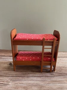 Litera de madera para casa de muñecas - Imagen 1 de 6