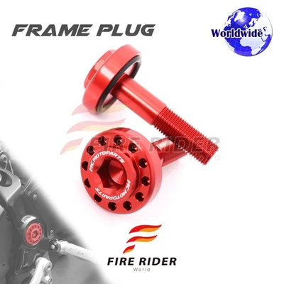 Juego trasero anodizado pernos de cuadro central rojo para Ducati HYPERMOTARD 1100 S EVO 796 Foto 1 de 4