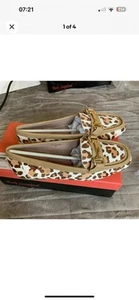 Ruth Langsford Leopard Loafer Size 6 - Picture 1 of 4