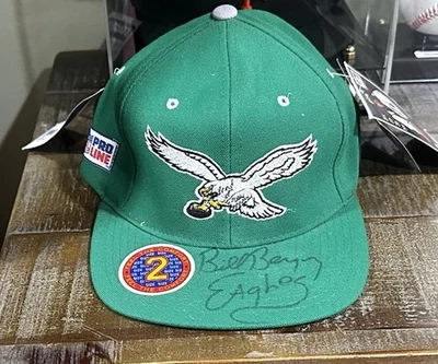 Gorra ajustada vintage Philadelphia Eagles Starter Pro Line NFL Bill Bergey FIRMADA Foto 1 de 4