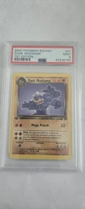Pokemon Dark Machamp 27/82 Rocket 1st Edition PSA 9 Mint - Picture 1 of 1