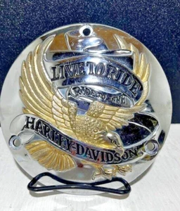 Harley Shovelhead EVO Derby Cover  *OEM 25391-90T  *3 hole  *Has Scratches - Picture 1 of 3