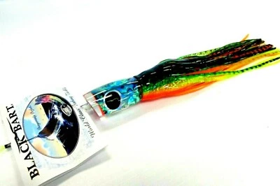 Black Bart Mini 1656 Angled Trolling Lure Medium - Paua / Green Orange Tiger - Image 1 of 4
