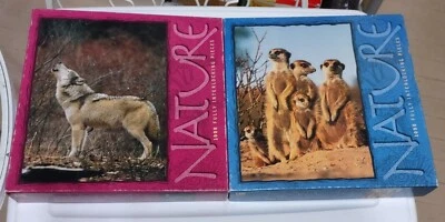 Rompecabezas de animales gris lobo suricatas 1000 piezas lote de 2 sellados nuevos Hasbro Foto 1 de 4